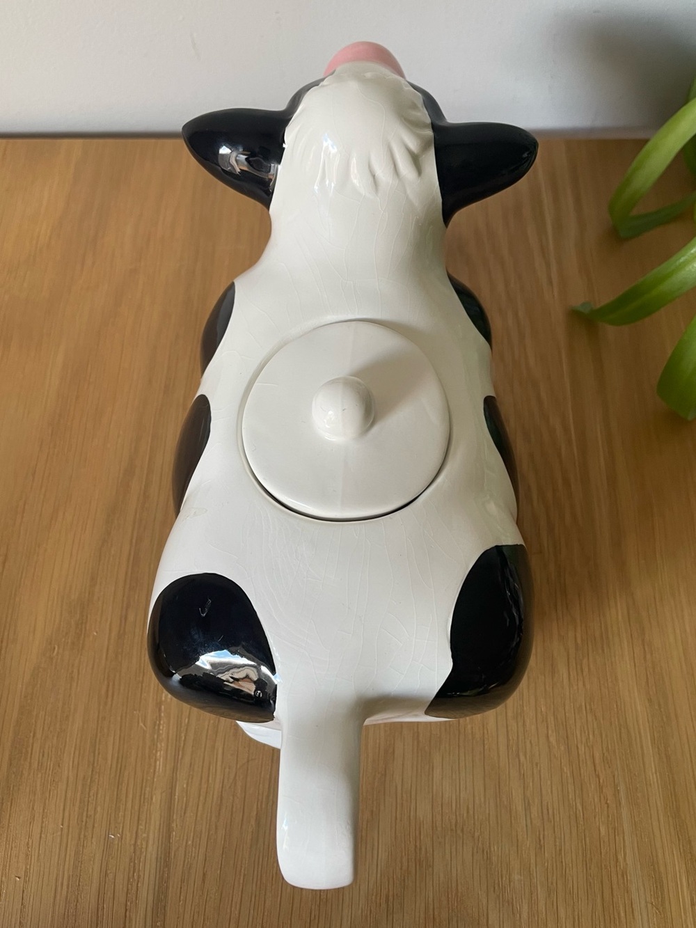 Vintage Ceramic Cow Teapot Farmhouse Country Kitchen Decor ๐ฎ - Picture 9 of 12